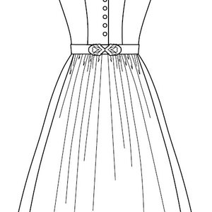 Sewing pattern classic dirndl Conny image 4