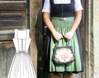 Sewing pattern classic dirndl Conny