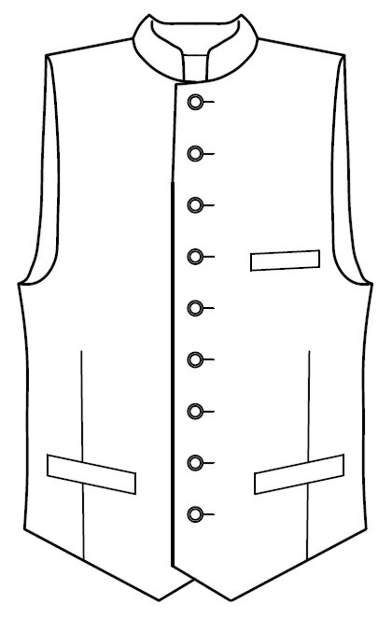 E-book men's traditional vest Alex image 3