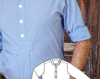 E-Book Men's Traditional Shirt Pfoad