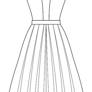 Sewing pattern classic dirndl Conny image 5