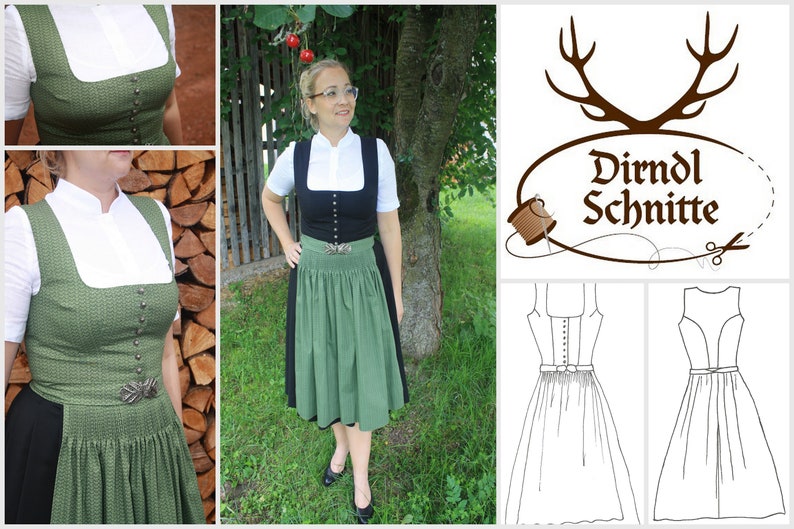 Sewing pattern classic dirndl Conny image 6