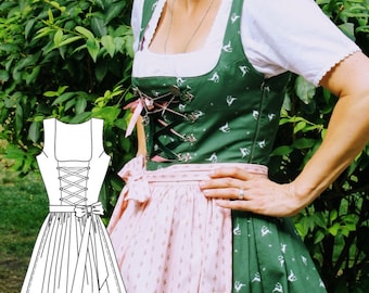 Sewing pattern dirndl Isabel