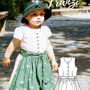 Sewing pattern for children's dirndl Franzi