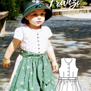 Sewing pattern children's dirndl Franzi