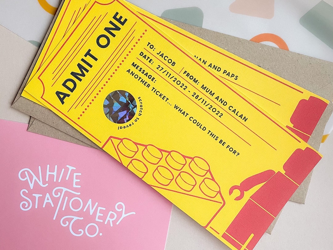 Surprise Legoland Ticket Gift, Surprise Christmas Ticket, A Trip to