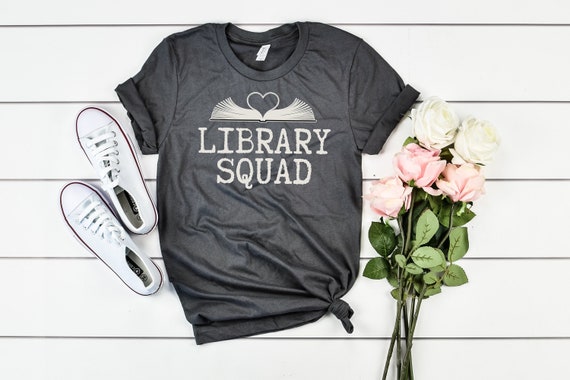Rainbow Funny Library Squad PNG Funny Library Squad Library Shirt School Librarian Gift Librarian Gift teacher squad