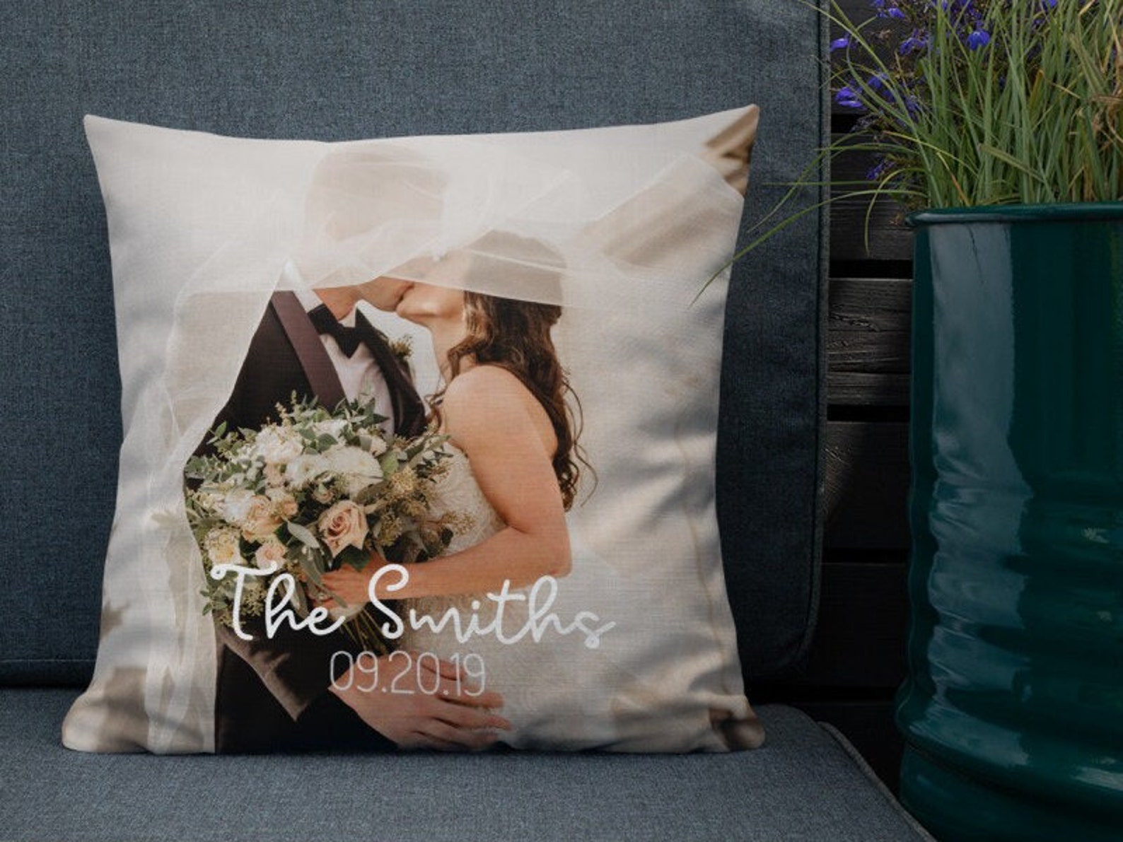 Photo Pillow Personalized Photo Throw Pillow Custom Pillows Etsy
