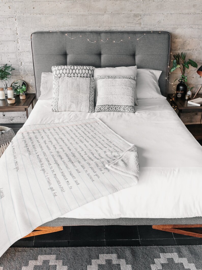 Custom embroidered blankets picture