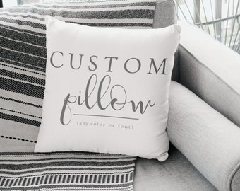 Personalized pillow, Custom pillow, Custom quote pillow, Custom text pillow, Personalized pillows, Personalized gift, Custom gift, Gifts