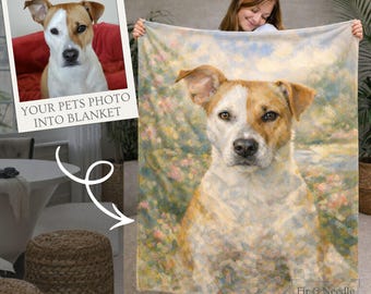 Pet Loss Gift,Dog Loss Gift,Pet Sympathy Gift,Memorial Dog Blanket,In Memory of Dog,Rainbow Bridge Gift,Loss of Dog Gift,Gift for Pet Loss