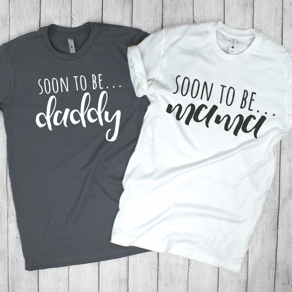 Mom And Dad Shirt Soon To Be Baby Shower T Gender Image 0