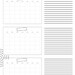 Three Month Custom Calendar Template. Digital File. 3 Designs Included ...