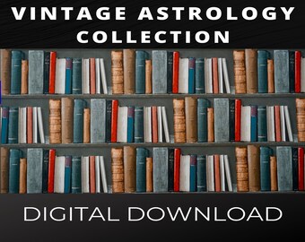 ASTROLOGY Book Collection - 73 Rare Old Digital PDF Books - Horoscopes, Signs of the Zodiac, Fortune Telling