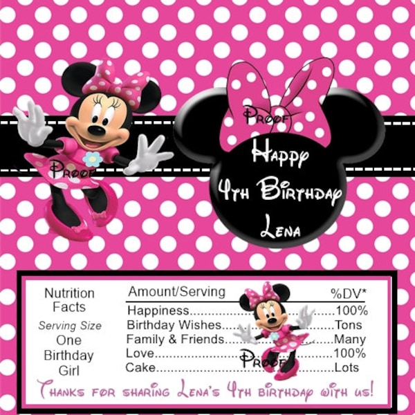 Minnie Mouse Candy - Etsy