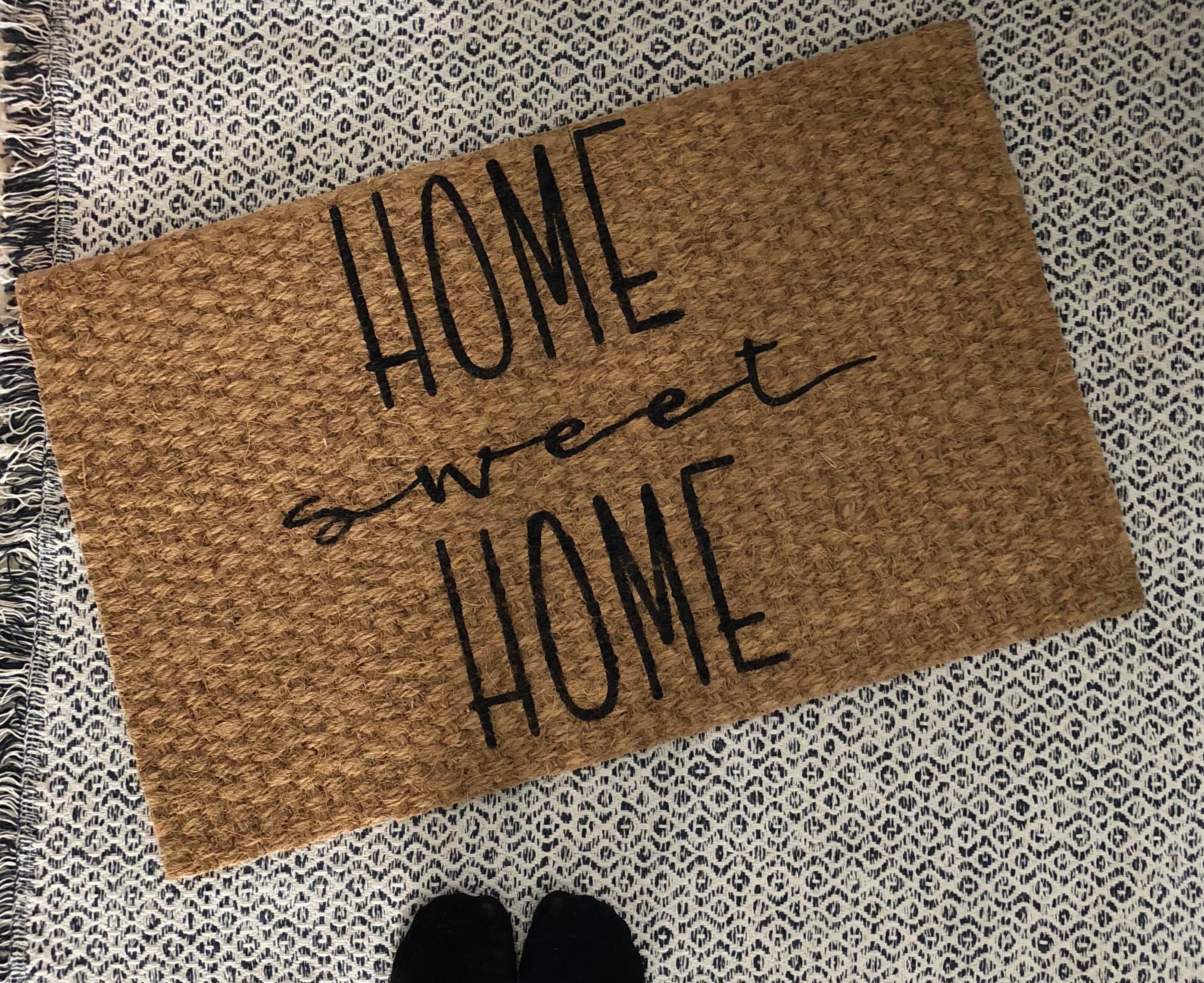 Home sweet home doormat Etsy
