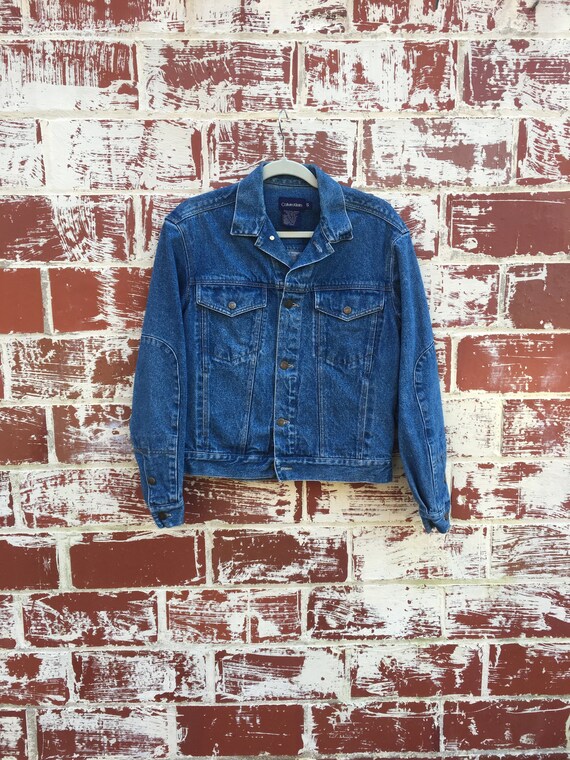 vintage calvin klein jean jacket