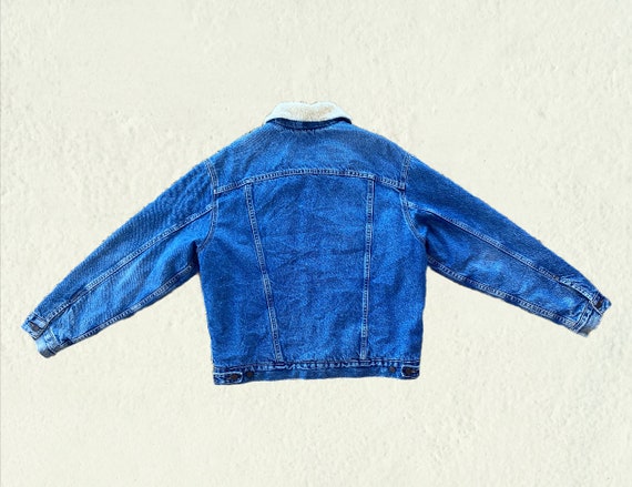 Vintage Levi Sherpa Denim Jacket Vintage Jean Jac… - image 2