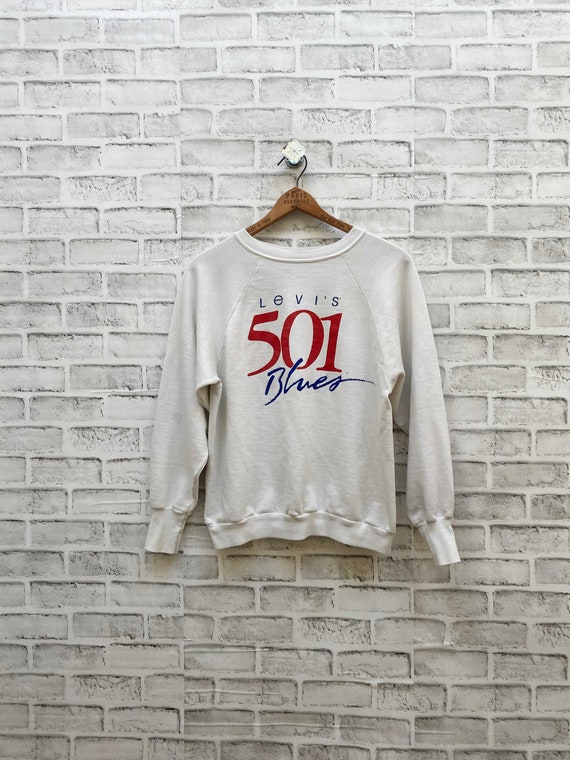Vintage Levi's 501 Sweatshirt Levi 501 Blues Crewn