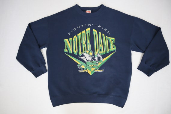 Vintage 90s University of Notre Dame Nutmeg Mills… - image 2