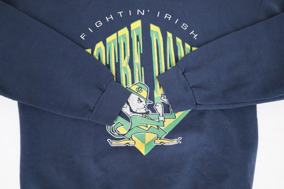 Vintage 90s University of Notre Dame Nutmeg Mills… - image 8