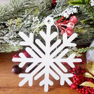 Metal snowflake ornament sets | laser cut snowflakes ornament | christmas ornaments | snowflake sign | stocking stuffer | teacher gift