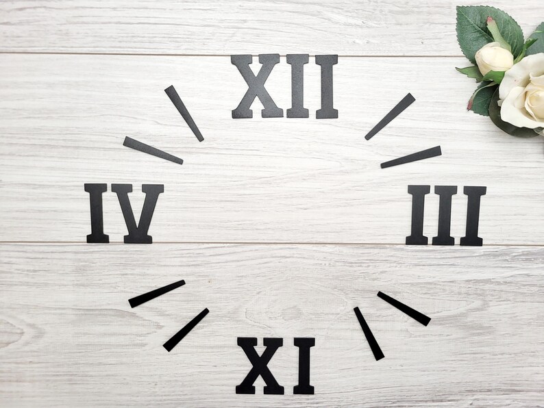 2 Inch Roman Numeral Clock Numbers | Roman Numeral Numbers | DIY Clock ...