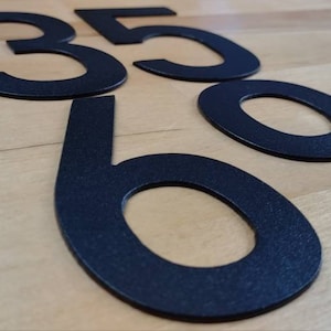 4&quot; Modern Mailbox Numbers | Metal Address Numbers and Letters | Home Address Letters | Street Name Letters | Contemporary Letters
