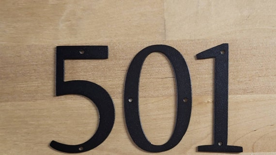 3" Modern Mailbox Numbers | Metal Address Numbers and Letters | Home Address Letters | Street Name Letters | Contemporary Letters