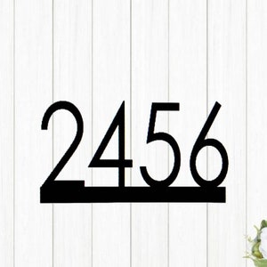 Modern House Numbers | Modern Address Sign |Industrial Address Sign | Address Plaque | Address Sign | House Numbers | Outdoor Sign