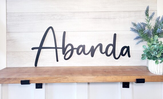 Personalized family name sign | anniversary gift | metal last name sign | family established sign | wall decor | wedding gift