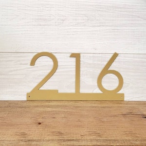 Metal house number sign | home address sign | horizontal address sign | address number sign | metal address sign | metal address numbers |