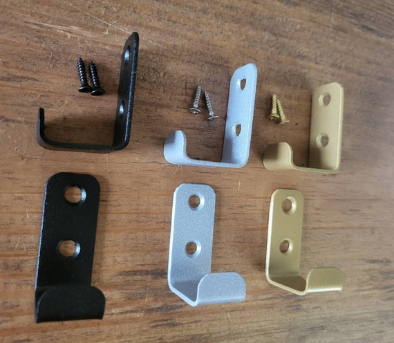 Modern farmhouse wall hook | metal j hook | towel hook | coat hooks | mudroom utility hook | black hardware | key rack | jewelry hook