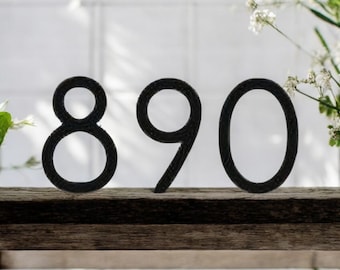 18" Modern Mailbox Numbers | Metal Address Numbers and Letters | Home Address Letters | Street Name Letters | Contemporary Letters
