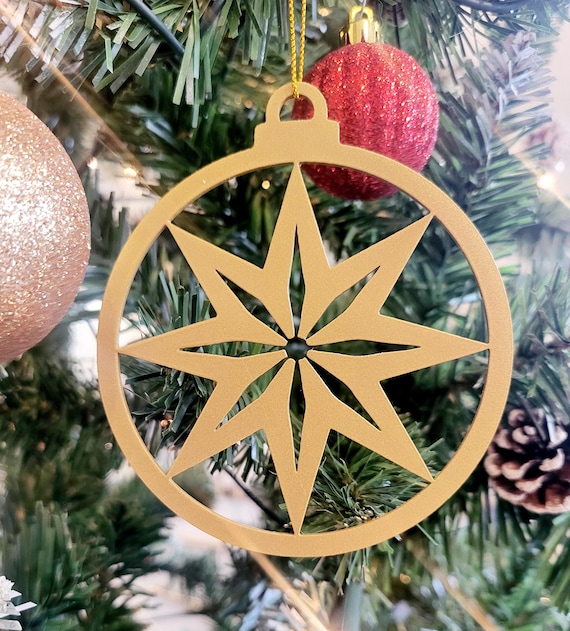 Metal star ornament | christmas star ornament | christmas ornament set | star sign | stocking stuffer | teacher gift | hostess gift