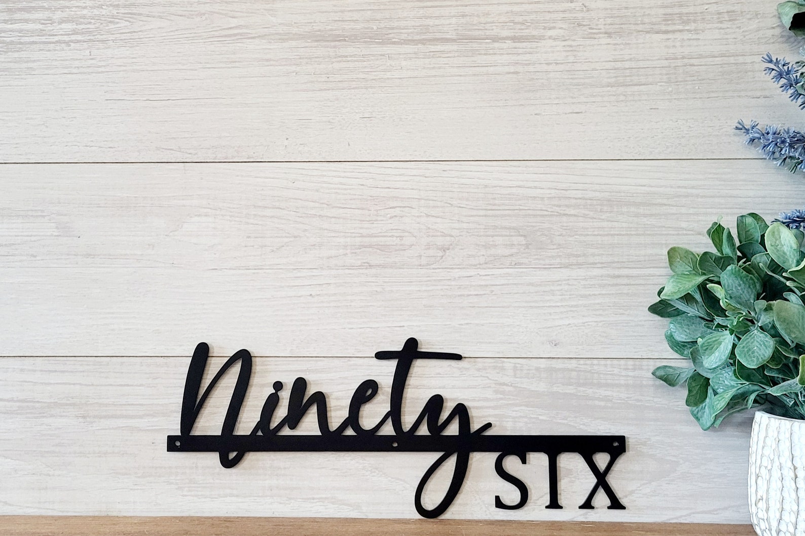 Cursive Address Numbers Cursive Address Sign | Modern House Numbers | Street Name Sign | Metal ...
