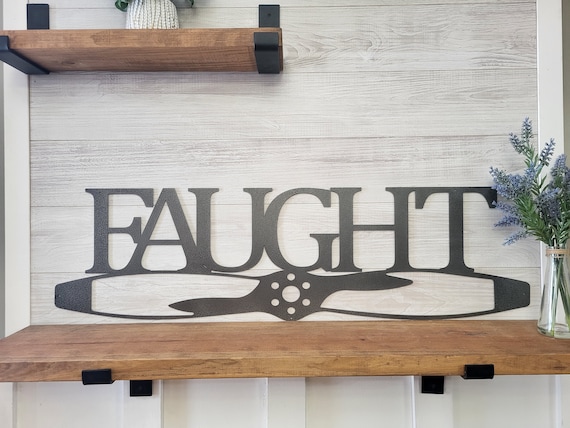 Custom family name sign | airplane pilot gift | aviation sign | pilot sign | airplane prop | last name sign | personalized pilot sign