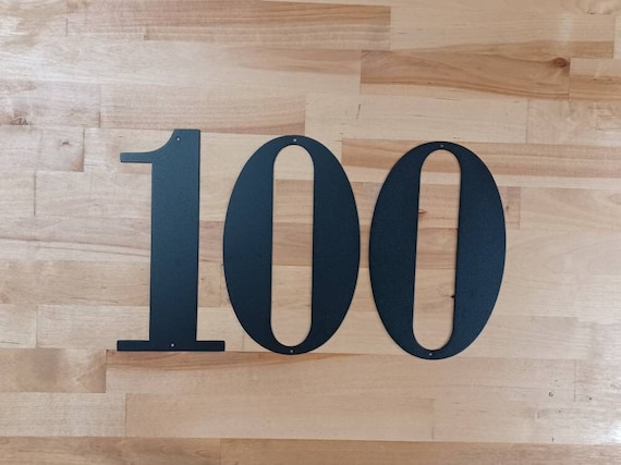 Bold address numbers metal home address numbers sign single digit address sign thick metal address numbers weatherproof