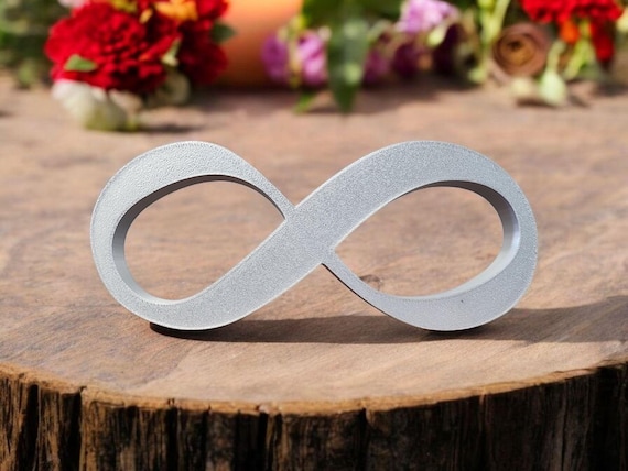 Freestanding Infinity Sign | Personalized Infinity Sign | 3/4 Inch Infinity Symbol | Anniversary Gift | Wedding Decor | Home Bedroom Decor