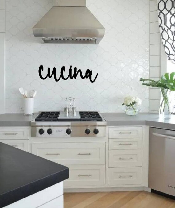 Cucina Sign | Cucina Metal Sign | Homemade Sign | Kitchen Wall Decor | Cursive La Cucina | Kitchen Sign | Farmhouse Style | Italian Kitchen