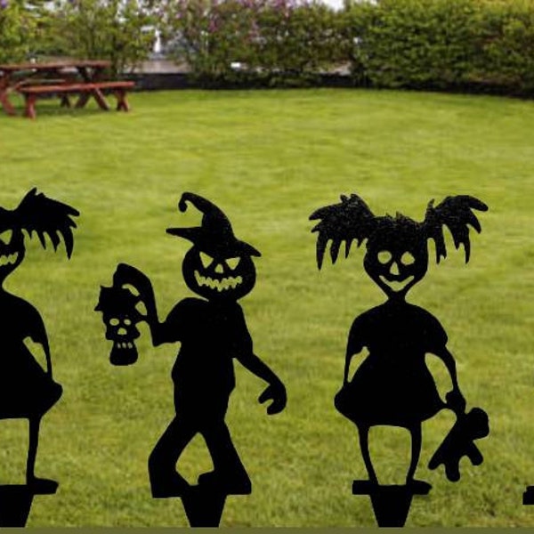 Zombie Kid Garden Sign | Metal Zombie Garden Stake | Spooky Halloween Sign | Halloween Decor | Halloween Garden Sign | Walking Dead Yard Art