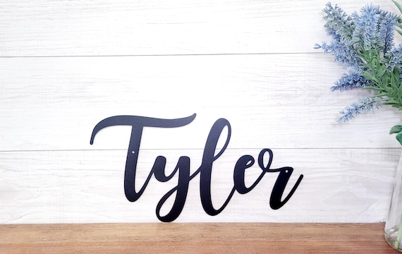 Custom name sign | metal name sign | kids room sign | nursery room decor | baby room decor