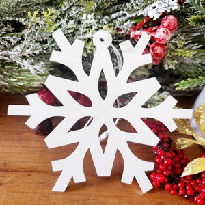 Metal snowflake ornament sets | laser cut snowflakes ornament | christmas ornaments | snowflake sign | stocking stuffer | teacher gift