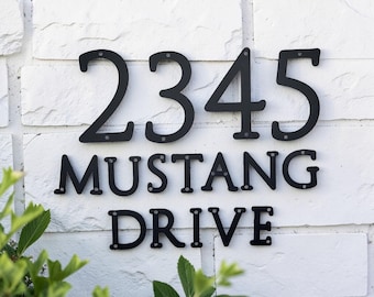 3 inch modern mailbox numbers | metal address numbers and letters | home address letters | street name letters | contemporary letters