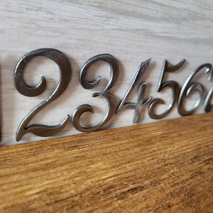 4" mediterranean mailbox numbers | apartment condo townhouse numbers | rustic spanish revival numbers and letters | metal home address