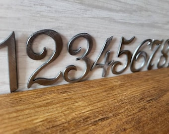 8" modern mailbox numbers | metal address numbers and letters | home address letters | street name letters | contemporary letters