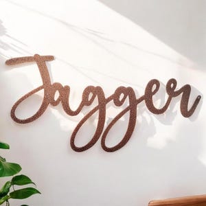 Custom Name Sign | Metal Name Sign | Kids Room Sign | Nursery Room Decor | Baby Room Decor