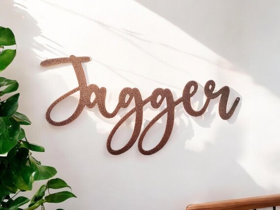 Custom Name Sign | Metal Name Sign | Kids Room Sign | Nursery Room Decor | Baby Room Decor