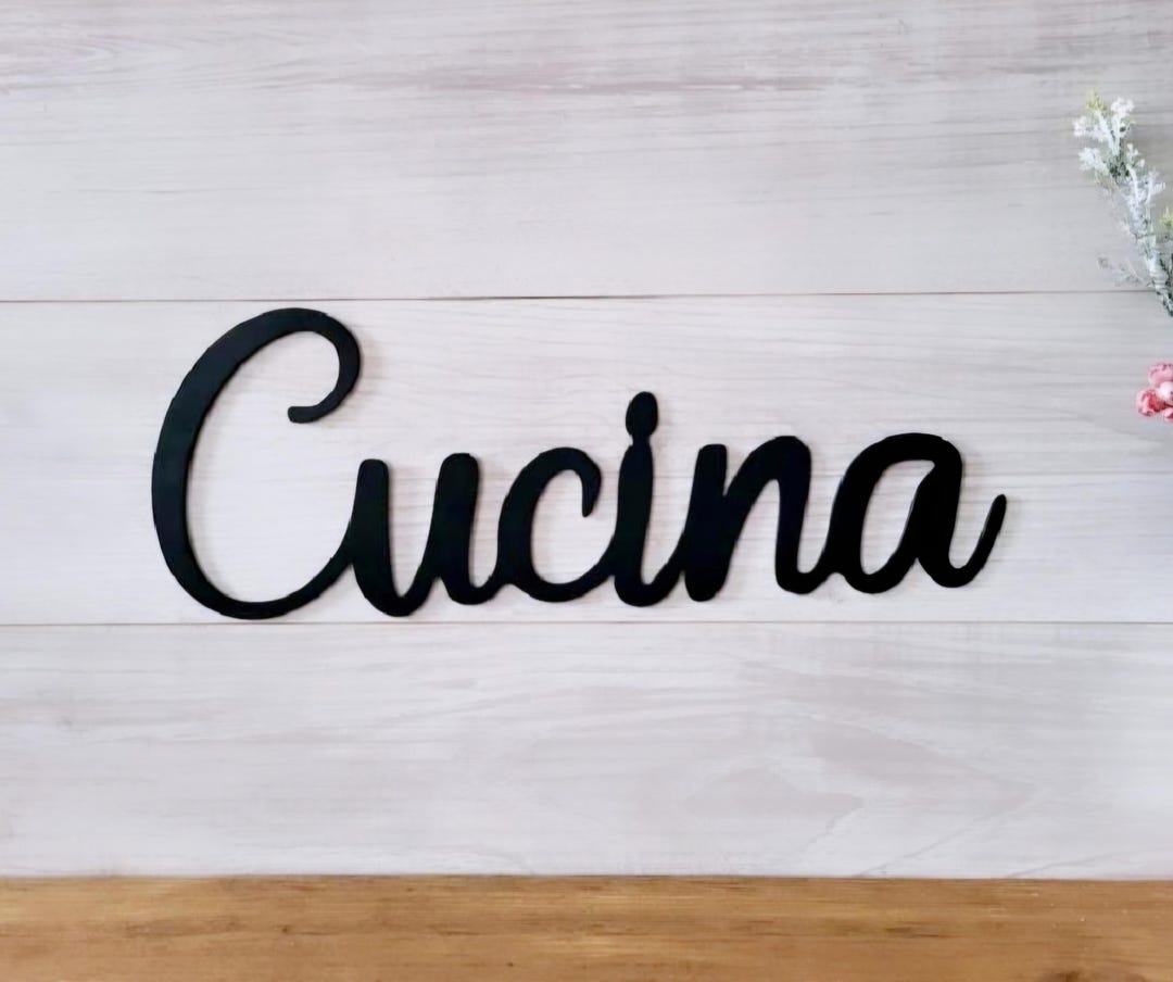 Cucina Sign | Cucina Metal Sign | Homemade Sign | Kitchen Wall Decor ...