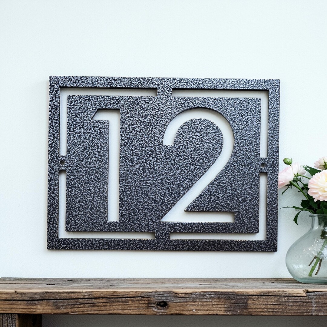 Arts and Craft Address Sign | Craftsman Address Plaque | Mission Style ...